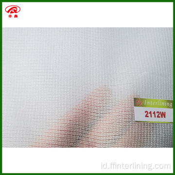 Tenunan rajutan tricot rajutan fusible fusible interlining